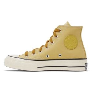 New! Converse Chuck 70 Hi "Jungle Cloth Yellow" Trailhead Gold Size W 7 /M 5